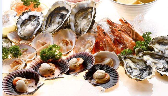 thực phẩm bổ sung sắt từ hải sản có vỏ